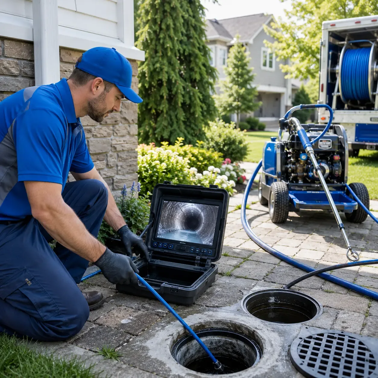 Outdoor drain cleaning professionals serving Pineville, WV